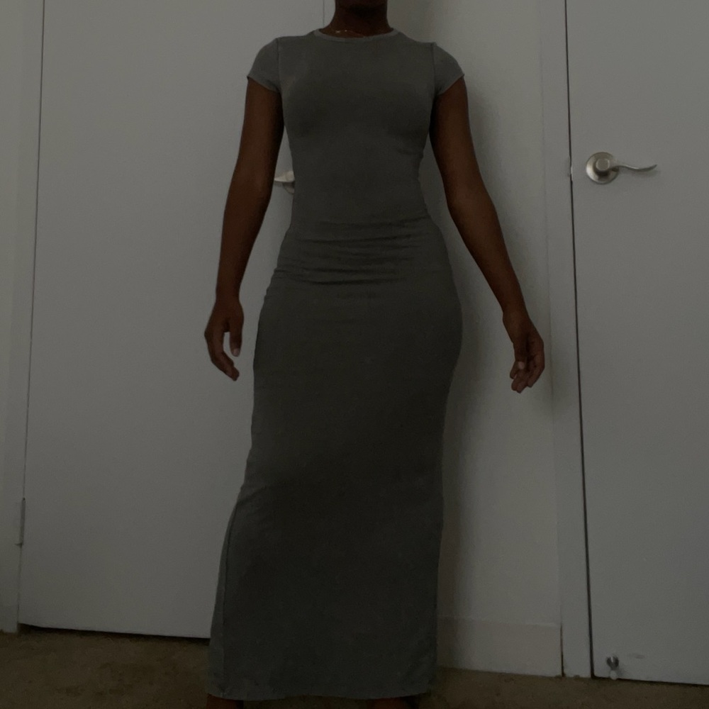 SKIMS REPLICA GREY DRESS